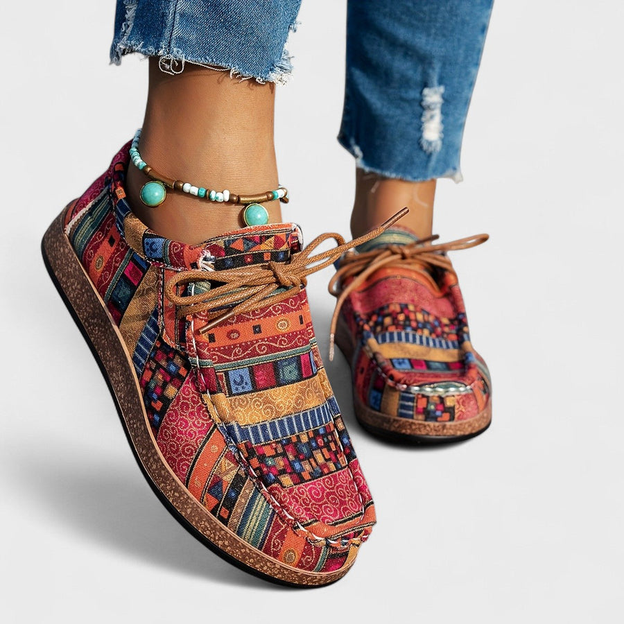 DELACROIX | Baskets à Lacets Bohèmes pour Femme Amélie