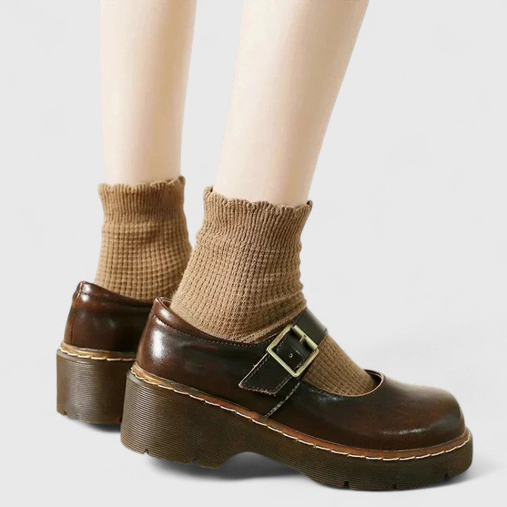 DELACROIX | Babies Plateforme à Boucle pour Femme Aveline