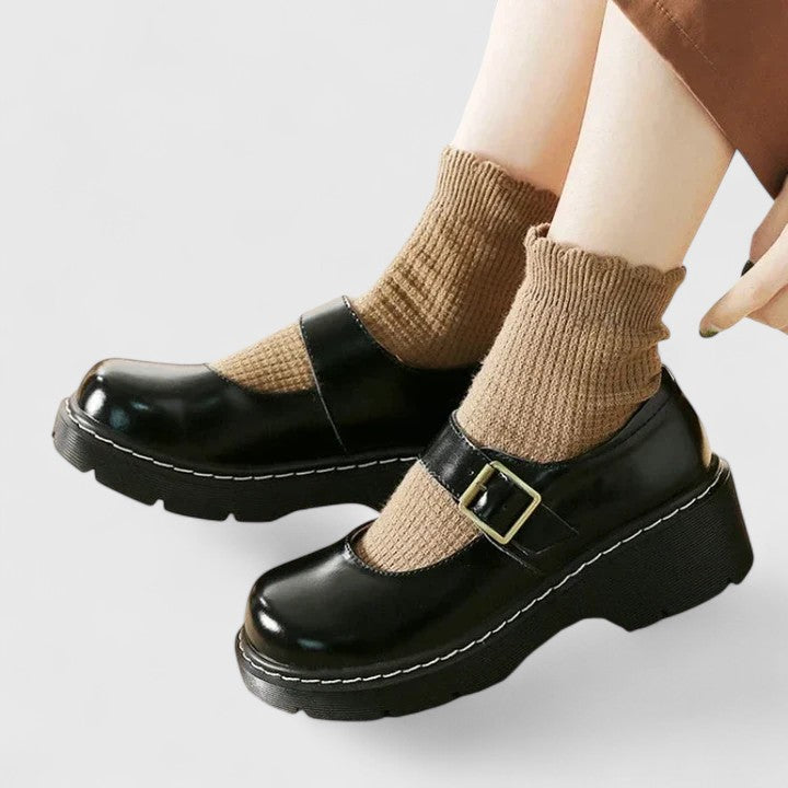 DELACROIX | Babies Plateforme à Boucle pour Femme Aveline