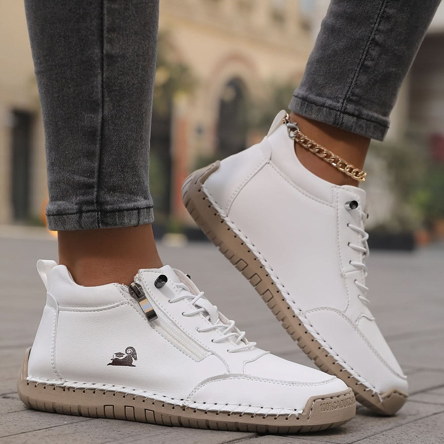 DELACROIX | Baskets Montantes Zippées pour Femme Chloé