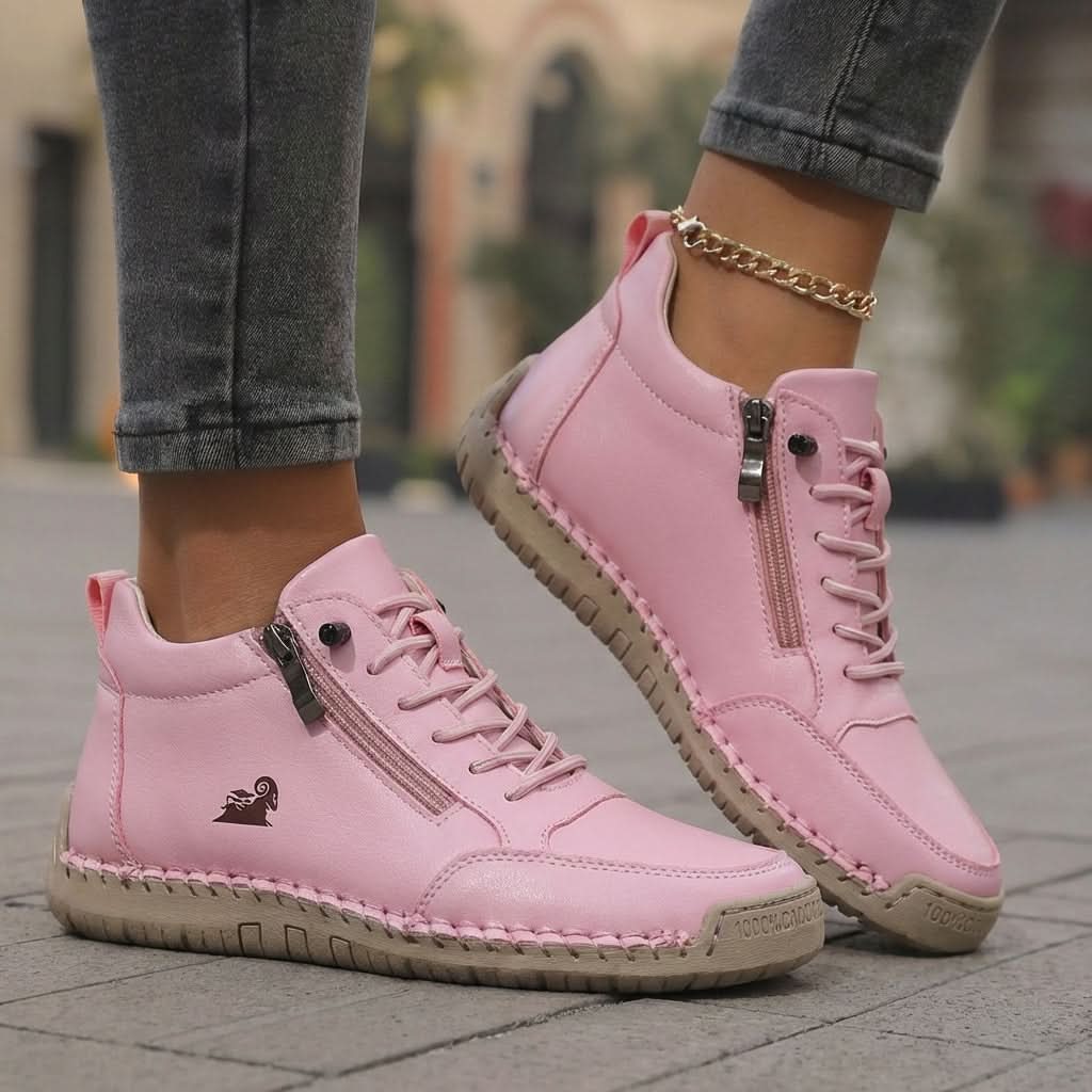 DELACROIX | Baskets Montantes Zippées pour Femme Chloé
